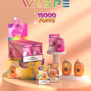 WASPE 15000 PUFFS Digital Box 0% 2% 3% 5% Nicotine Disposable Vape Wholesale
